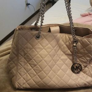 Michael Kors baby pink shoulder bag